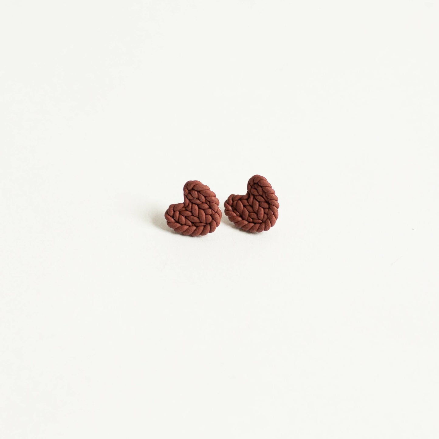 Braided Heart Earring