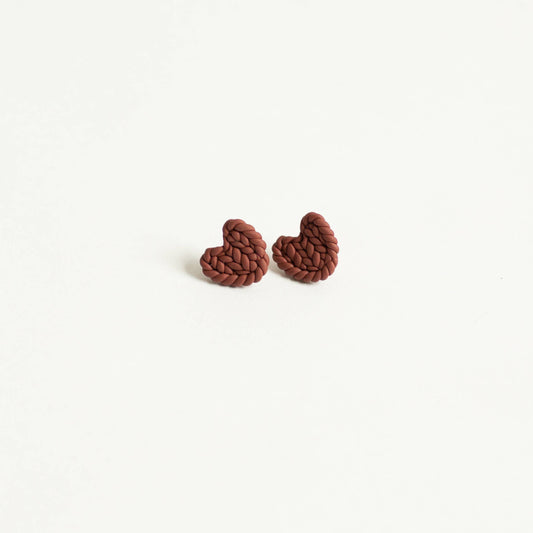 Braided Heart Earring